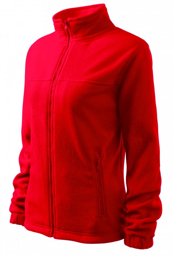 Mikina fleece dámská červená 504
